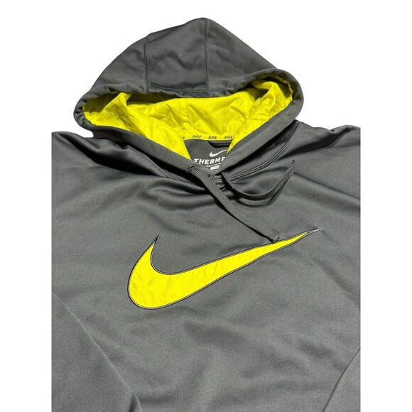 Nike Therma-Fit Size Medium Men’s Long Sleeve Front Pocket Hooded Pullover - Picture 4 of 13